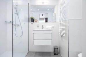 Shower, hair dryer