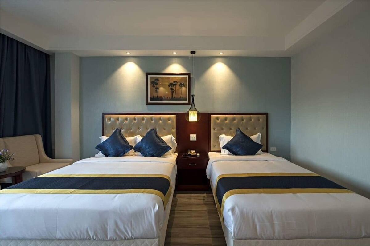 Phòng đôi Deluxe | 1 phòng ngủ, két bảo mật tại phòng, bàn