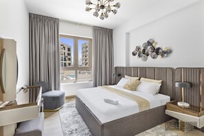 1 غرفة نوم وطراز فريد لكل وحدة ومكواة/لوح كي وواي فاي مجانًا