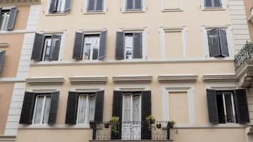 Façana frontal de l'allotjament