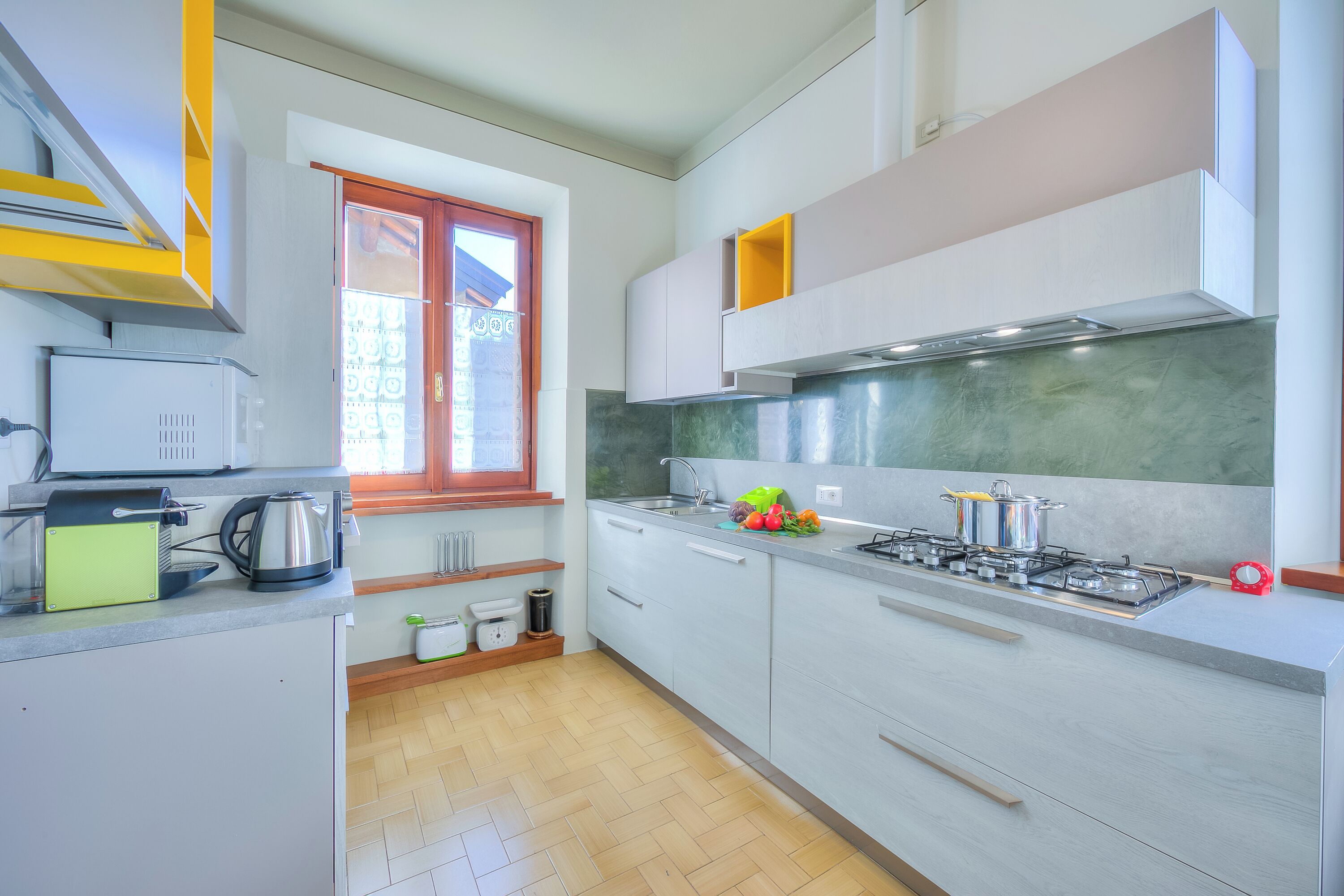 냉장고, 전자레인지, 오븐, 쿡탑