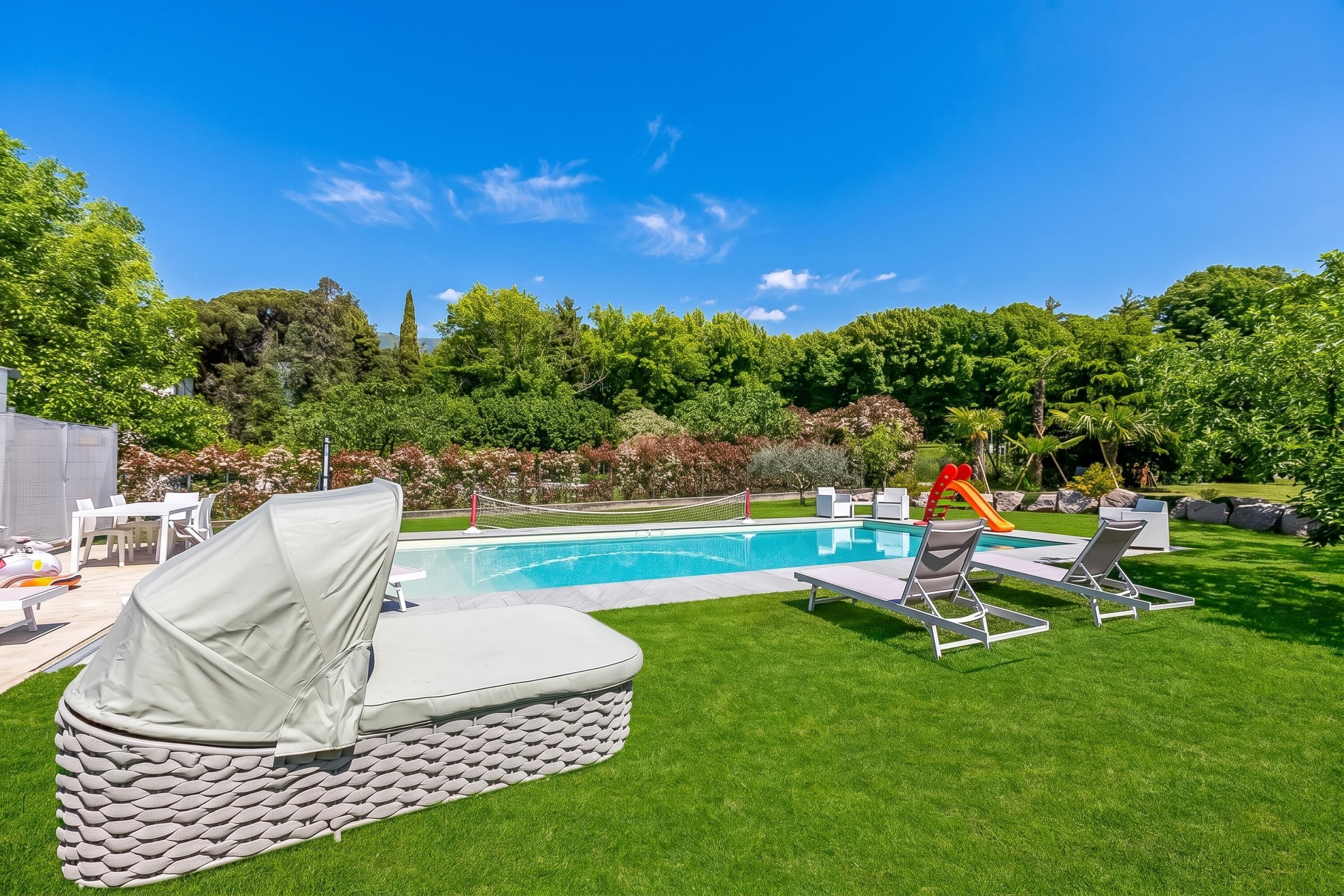Family House, 2 Bedrooms, Microwave (Anita Lake - Shared Pool) | Pool | Seasonal outdoor pool