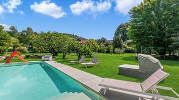Family House, Multiple Bedrooms (Anita Lake - Shared Pool) | Pool | Seasonal outdoor pool
