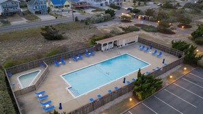 Pool - Oceanside 2 Bedroom Condo at Golden Strand A1 (Kill Devil Hills)