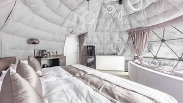 Minibar, laptop workspace, blackout drapes, iron/ironing board