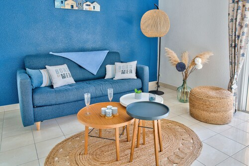 À 400m de la mer, appartement avec terrasse pour 2