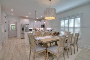 Dining - Experience luxury at the Redneck Ritz in Oak Island, with 6 bedrooms for 14 guests. (Oak Island)