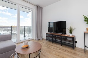 Departamento, 1 habitación, balcón | 1 habitación y ropa de cama