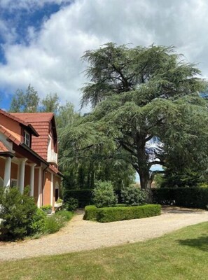 Property grounds - Charming house with fireplaces in a huge park with outdoor games. (Ratenelle)