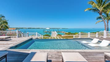 Infinity-pool, opvarmet pool