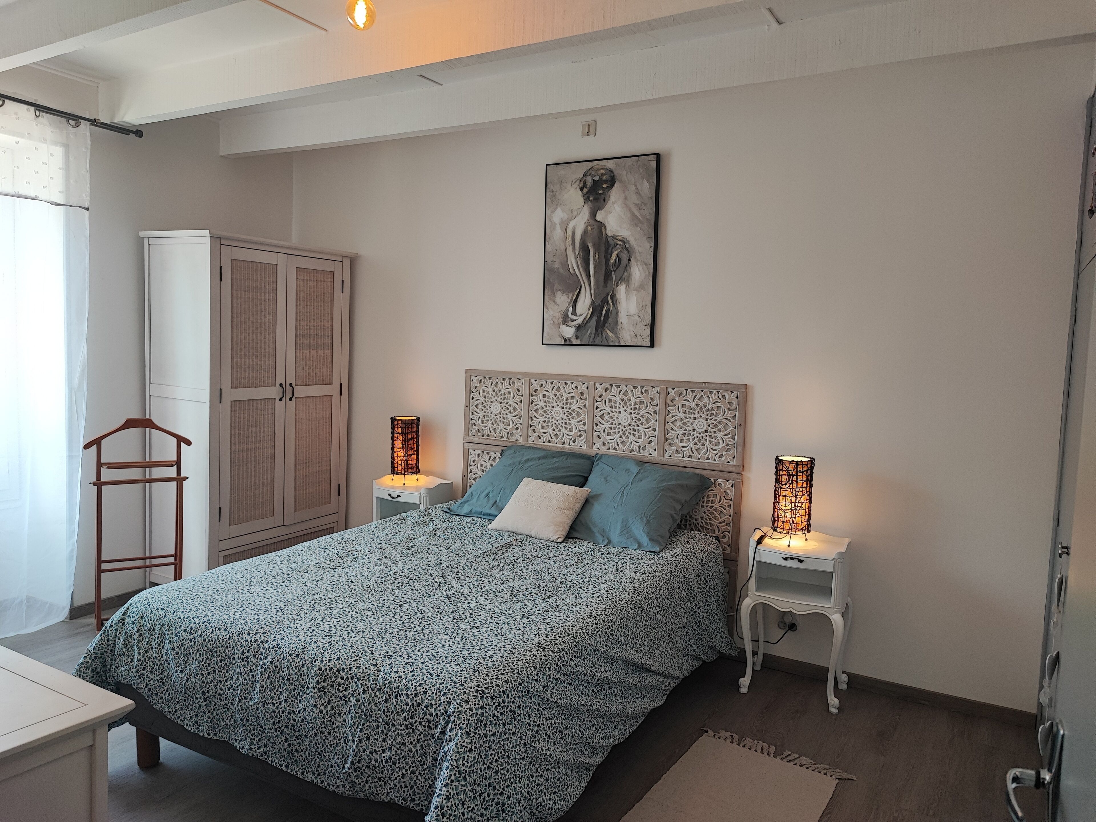 1 chambre, fer et planche à repasser, lit parapluie, Wi-Fi gratuit