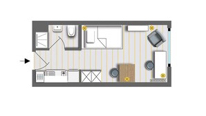 Studio – basic | Oppholdsområde