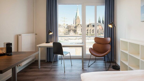 Studio – basic | Allergitestet sengetøy, safe på rommet, skrivebord og wi-fi (inkludert)