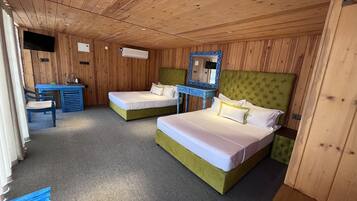 Neljän hengen luksushuone | Egyptinpuuvillaiset lakanat, ylelliset vuodevaatteet