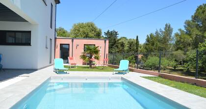 Charmant logement vue mer et montagnes, proche de la plage