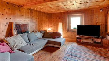 Una televisión, servicios de streaming