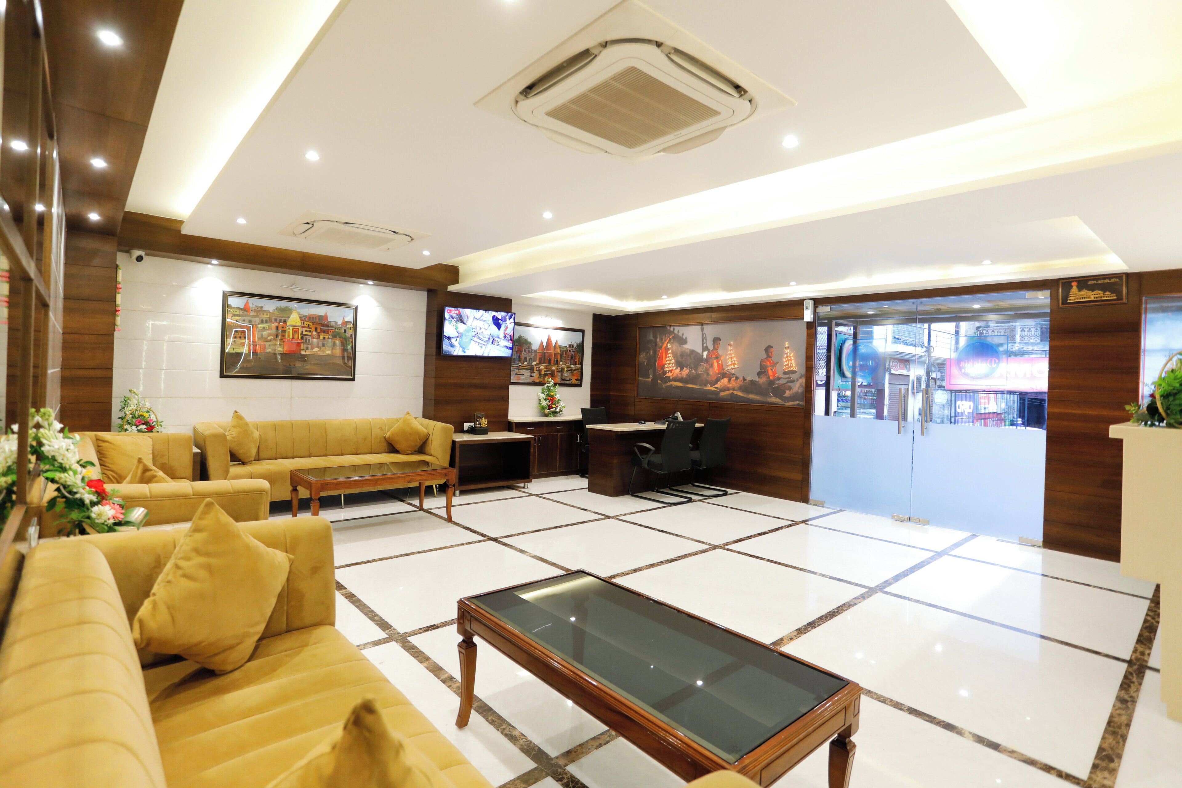 Zona de estar del vestíbulo