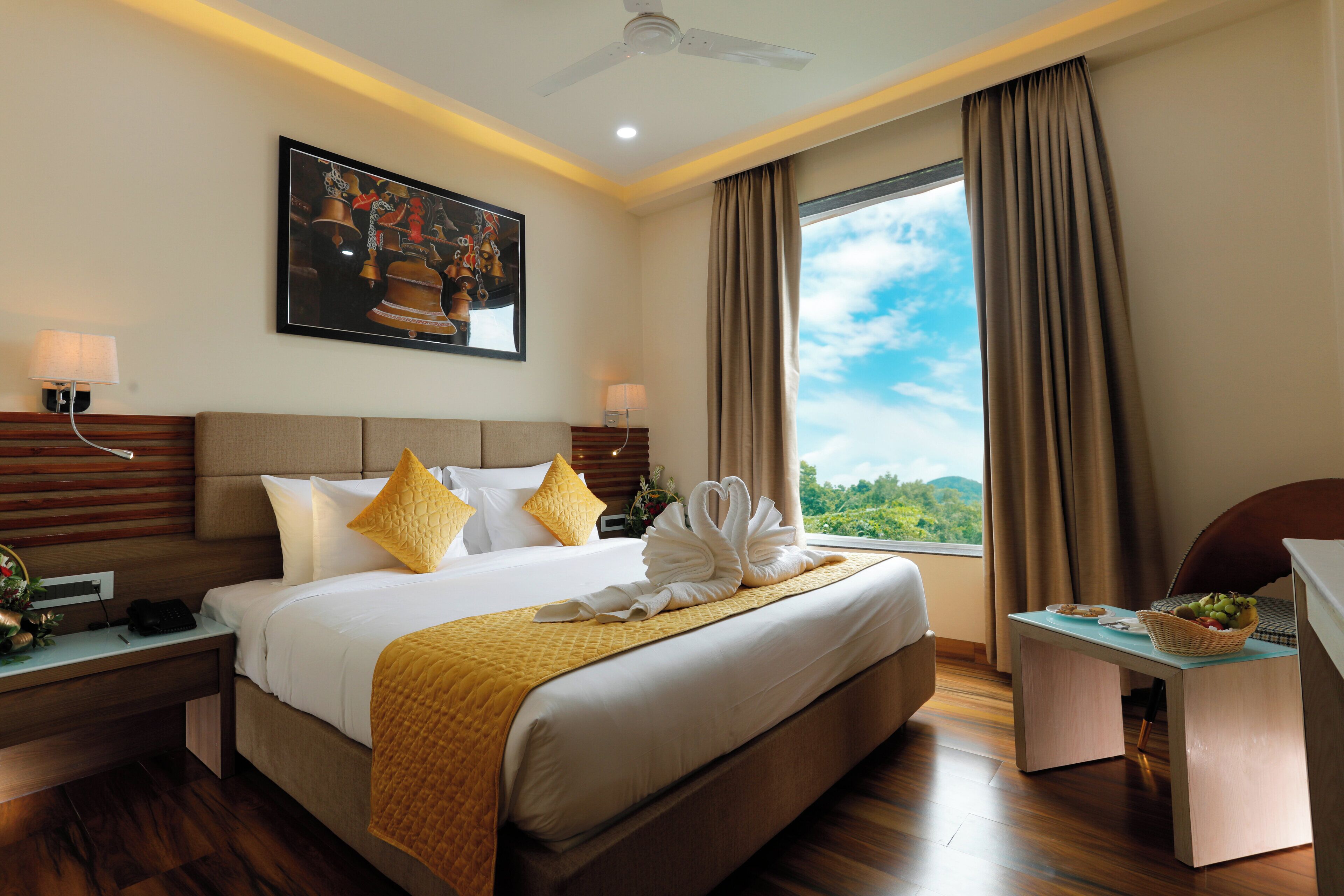 高级房, 1 张双人床, 无烟房, 城市景观 | 埃及棉床单、高档床上用品、羽绒被、加厚床垫