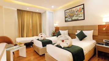 Phòng Executive, 1 phòng ngủ | 1 phòng ngủ, bộ trải giường bằng vải cotton Ai Cập