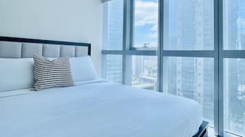 Condo Confort | 2 habitaciones, ropa de cama hipoalergénica y edredón