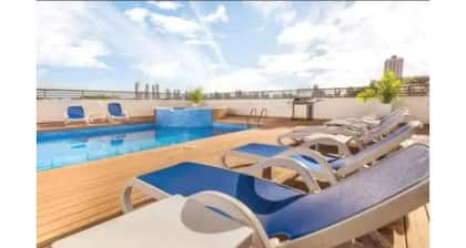 Spacious apartment. Via España with 3 bedrooms and 2 bathrooms.