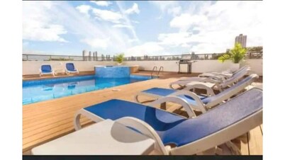 Spacious apartment. Via España with 3 bedrooms and 2 bathrooms.