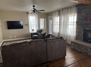 Romantic Apartment | Living area | Smart TV, streaming services