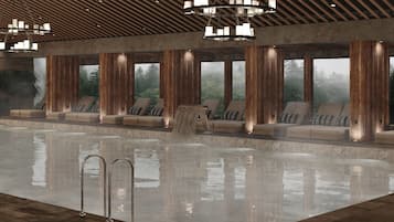 Piscine couverte, piscine extérieure (ouverte en saison)