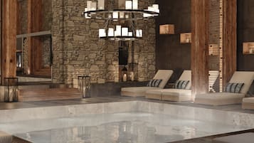 Indoor pool, seasonal outdoor pool