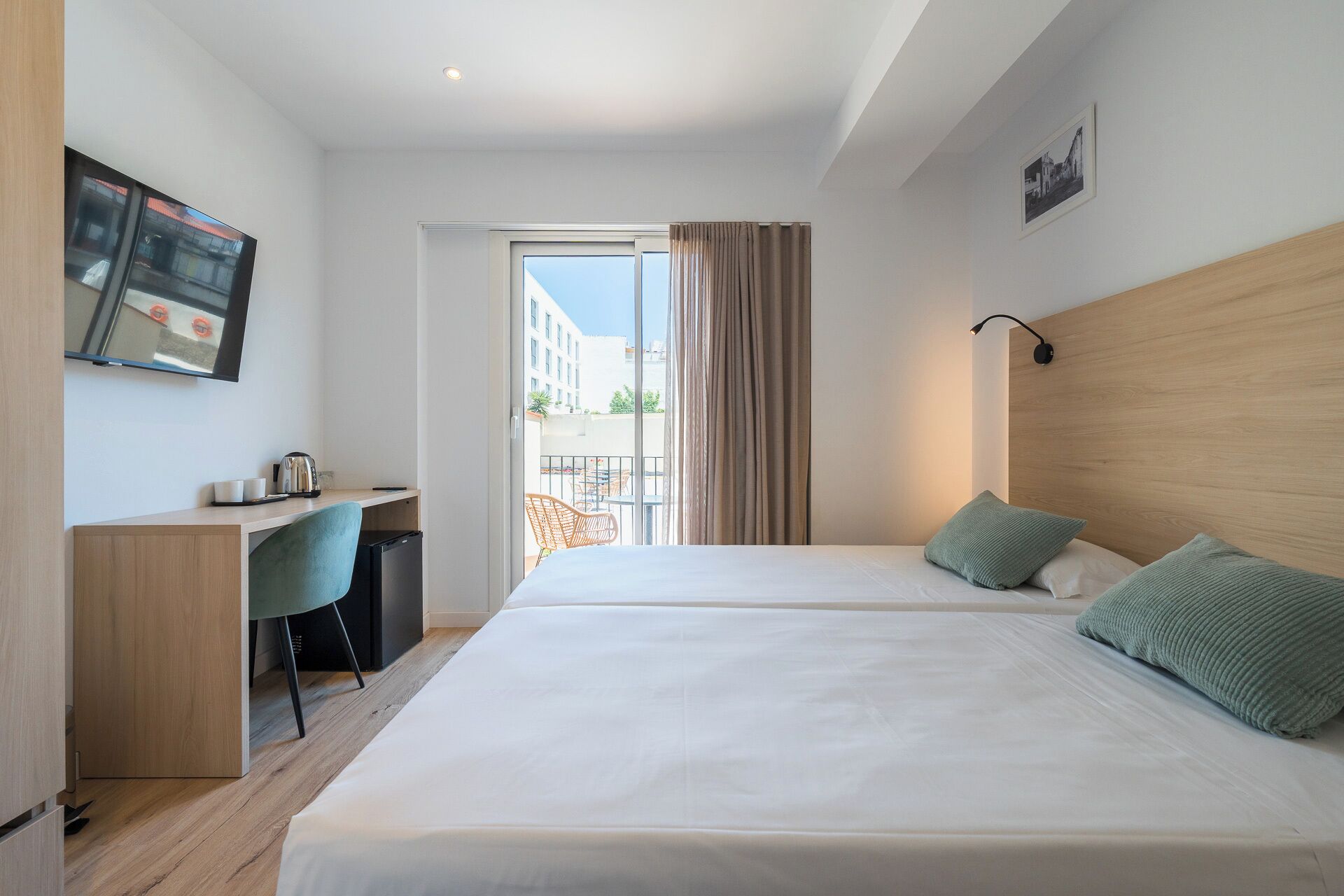 Premium bedding, down duvets, in-room safe, desk
