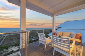 Property grounds - Tides Beach House: Beachfront New Build- Sleeps 30, Pet Friendly, Priv. Pool (Cape San Blas)