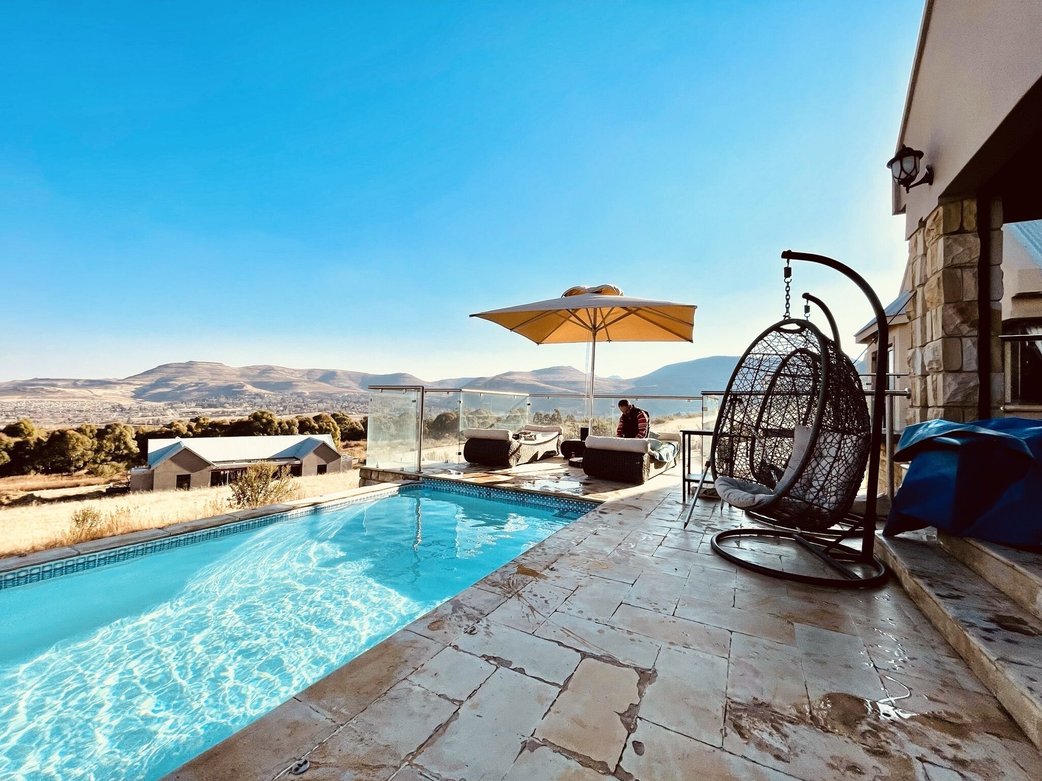 Clarens Grand Villa surrounded by the Magestic Maluti Mountains Free State