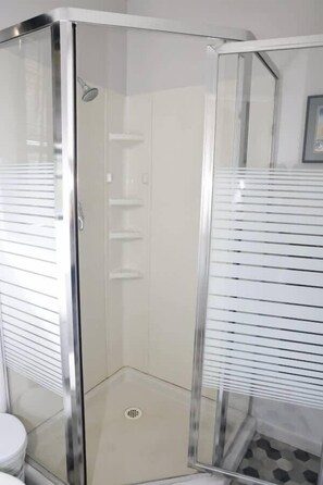 Shower, hair dryer
