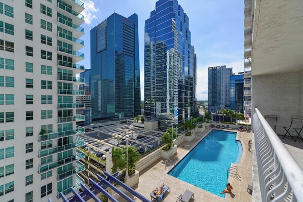 Luxury Condo, 2 Bedrooms, City View | Balcony - Well-Appointed Condos in Brickell (Miami)