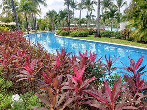 Alberca infinita y alberca climatizada