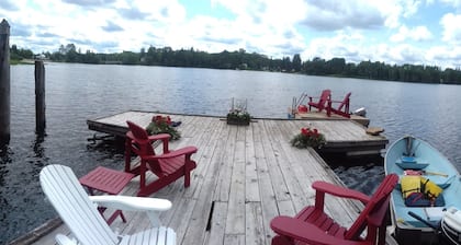 Secluded Lakefront Escape on 1.5 Acres of Pristine Waterfront