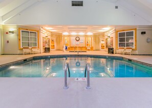 Indoor pool, a heated pool