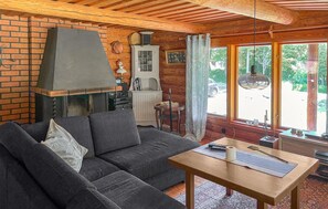 Télévision, cheminée