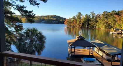 'The Lake House' on beautiful Lake Martin! Ideal location on the water.