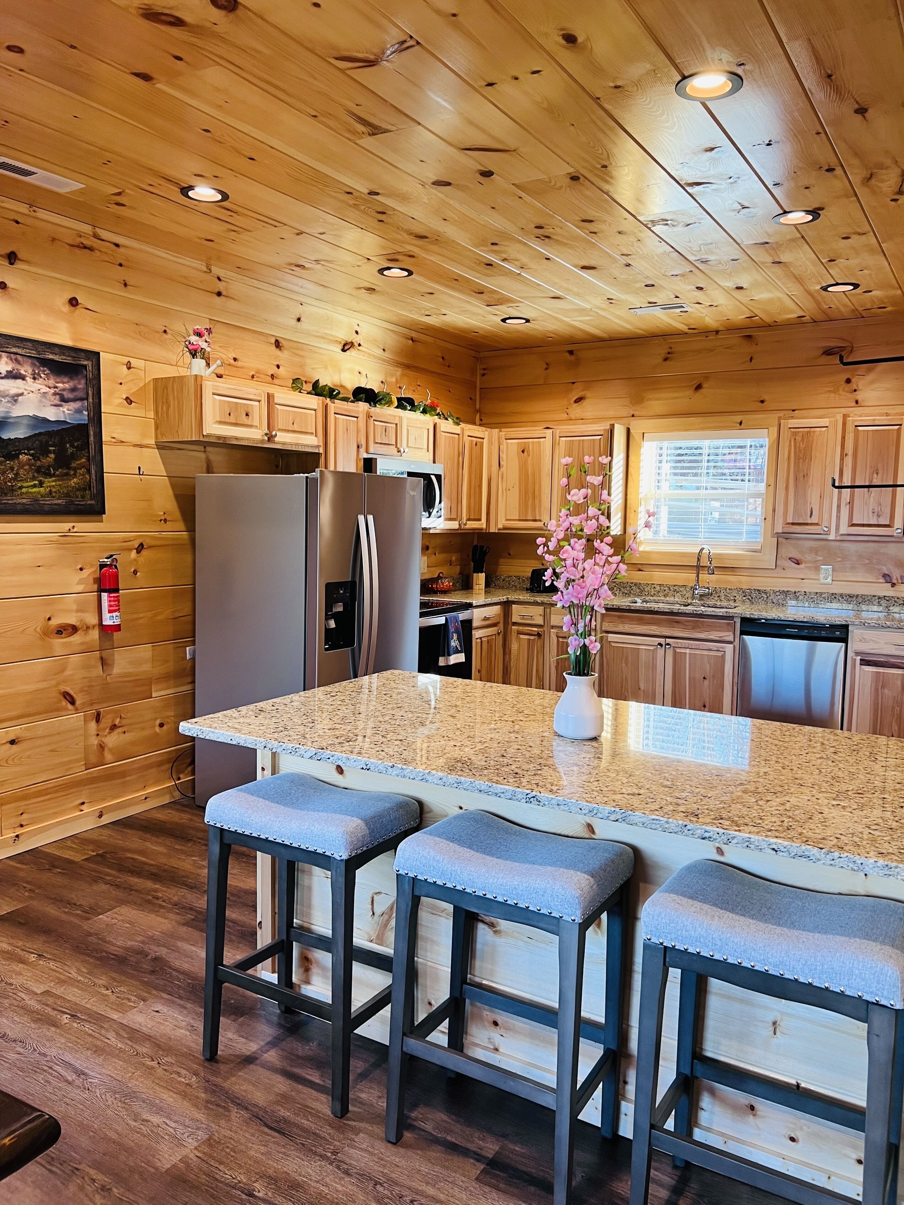 Toaster, blender, cookware/dishes/utensils