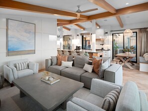 TV connectée, cheminée