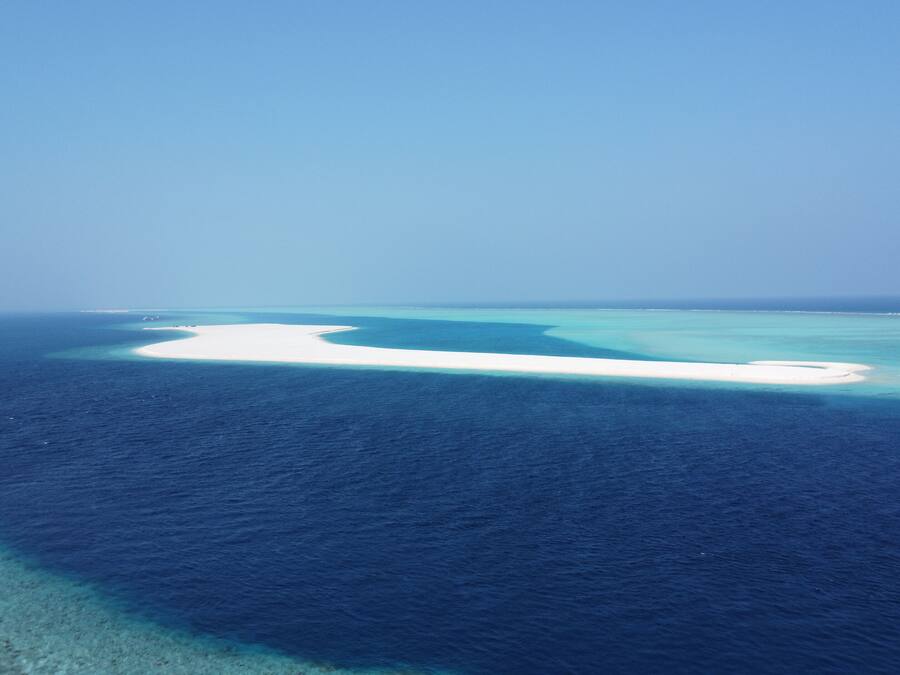 Beach nearby, white sand