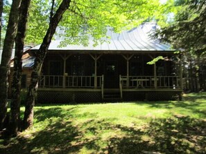 Exterior - Grew Camp - Large log home on private 1.5 acre lot (Rangeley)