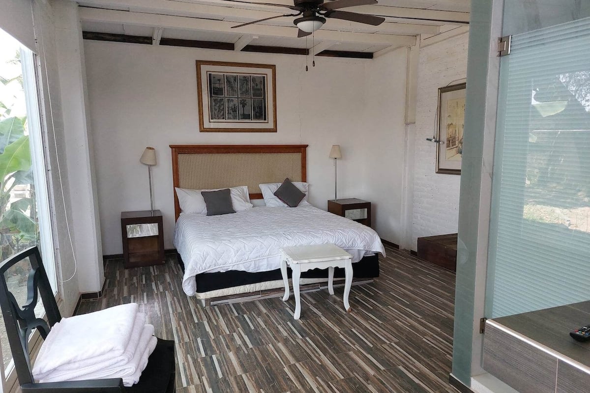 Family Room, Multiple Bedrooms, Balcony, Pool View | In-room safe, bed sheets