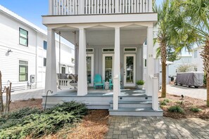 Terrace/patio - Seagrove Serenity | Spacious 3BR Home w/ Backyard + Golf Perks (Santa Rosa Beach)