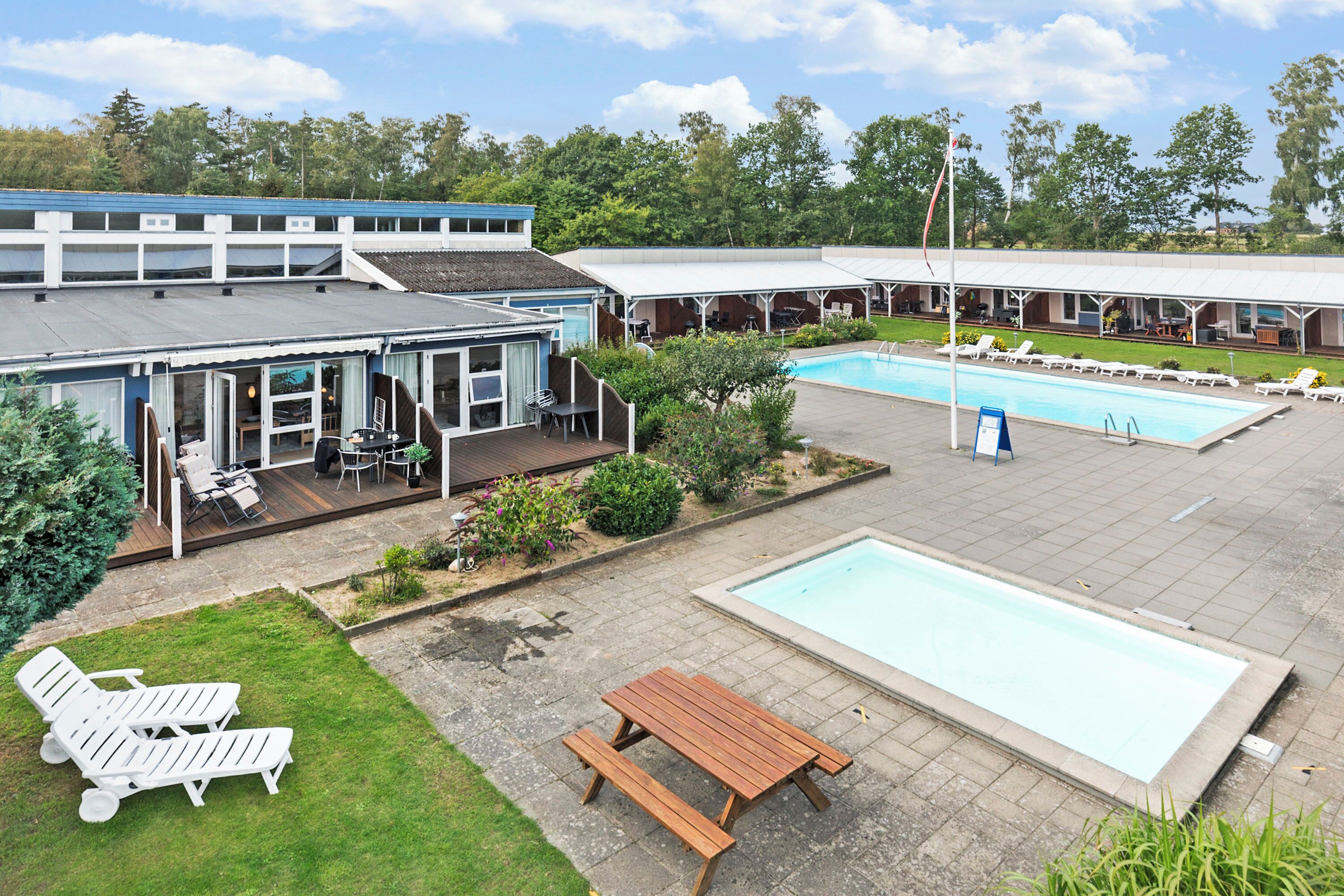 Indoor pool, a heated pool