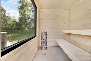 Sauna - Newly built summer house full of luxury (Hals)