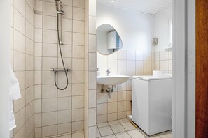 Shower, hair dryer