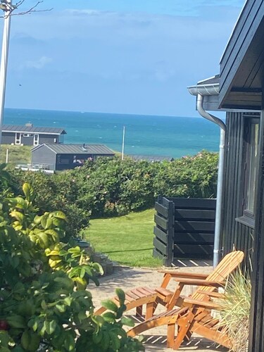 Sea view and charging station for electric car
