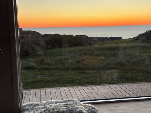 Sea view and charging station for electric car